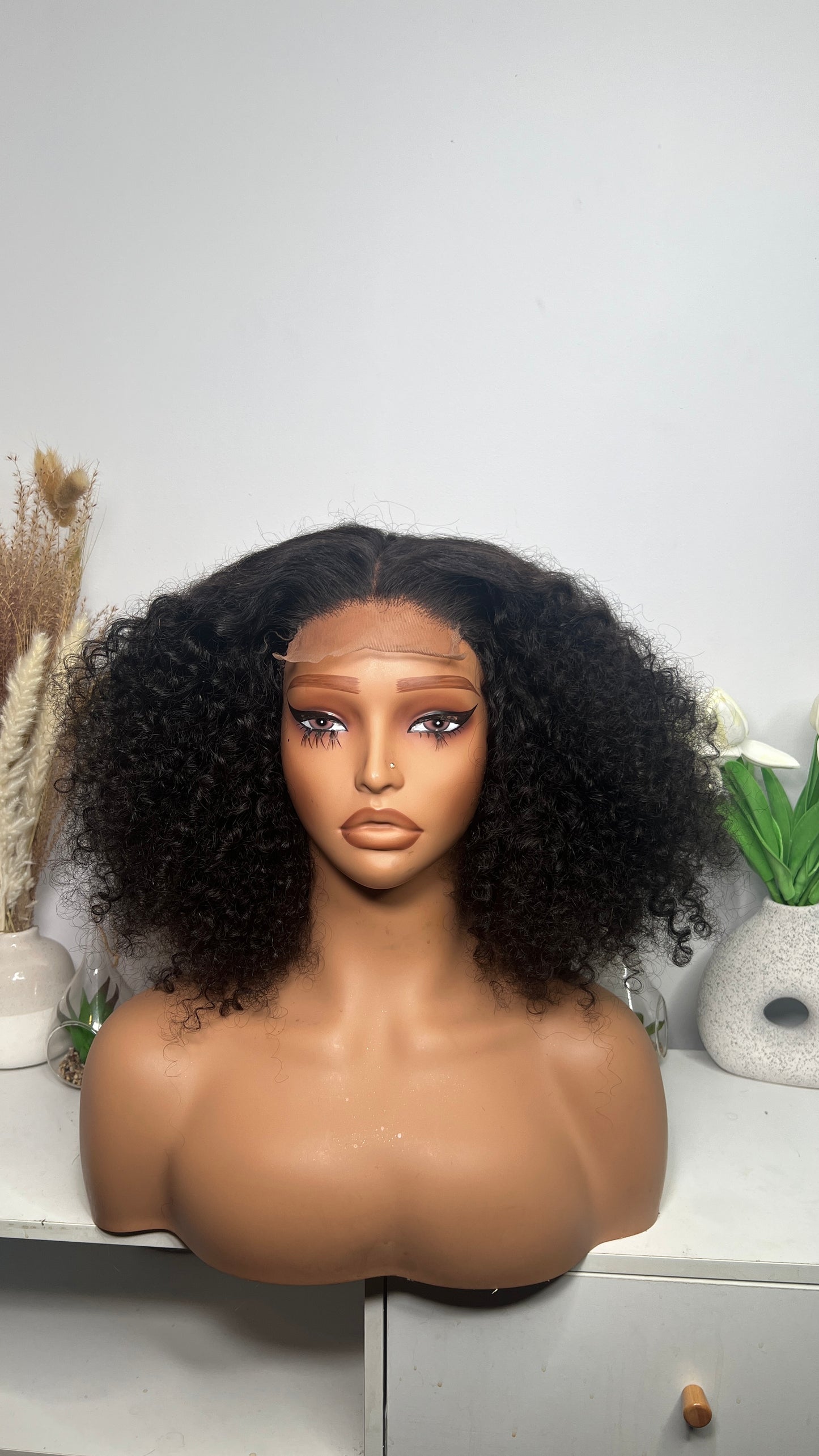 Curly wave BOB TRANSPARENT LACE