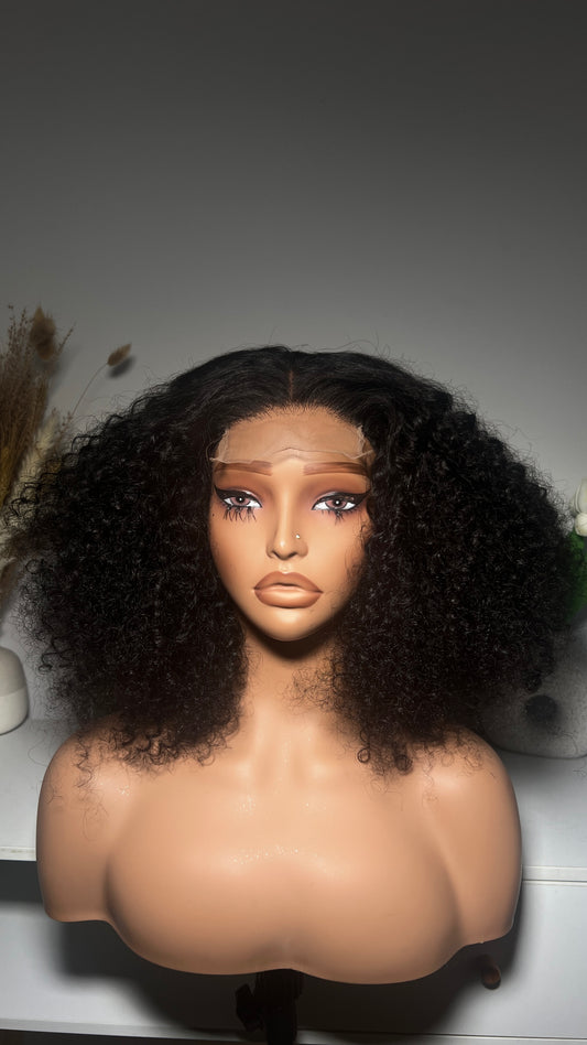 Curly wave BOB TRANSPARENT LACE